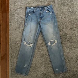 American Eagle Distressed Mom Jeans
